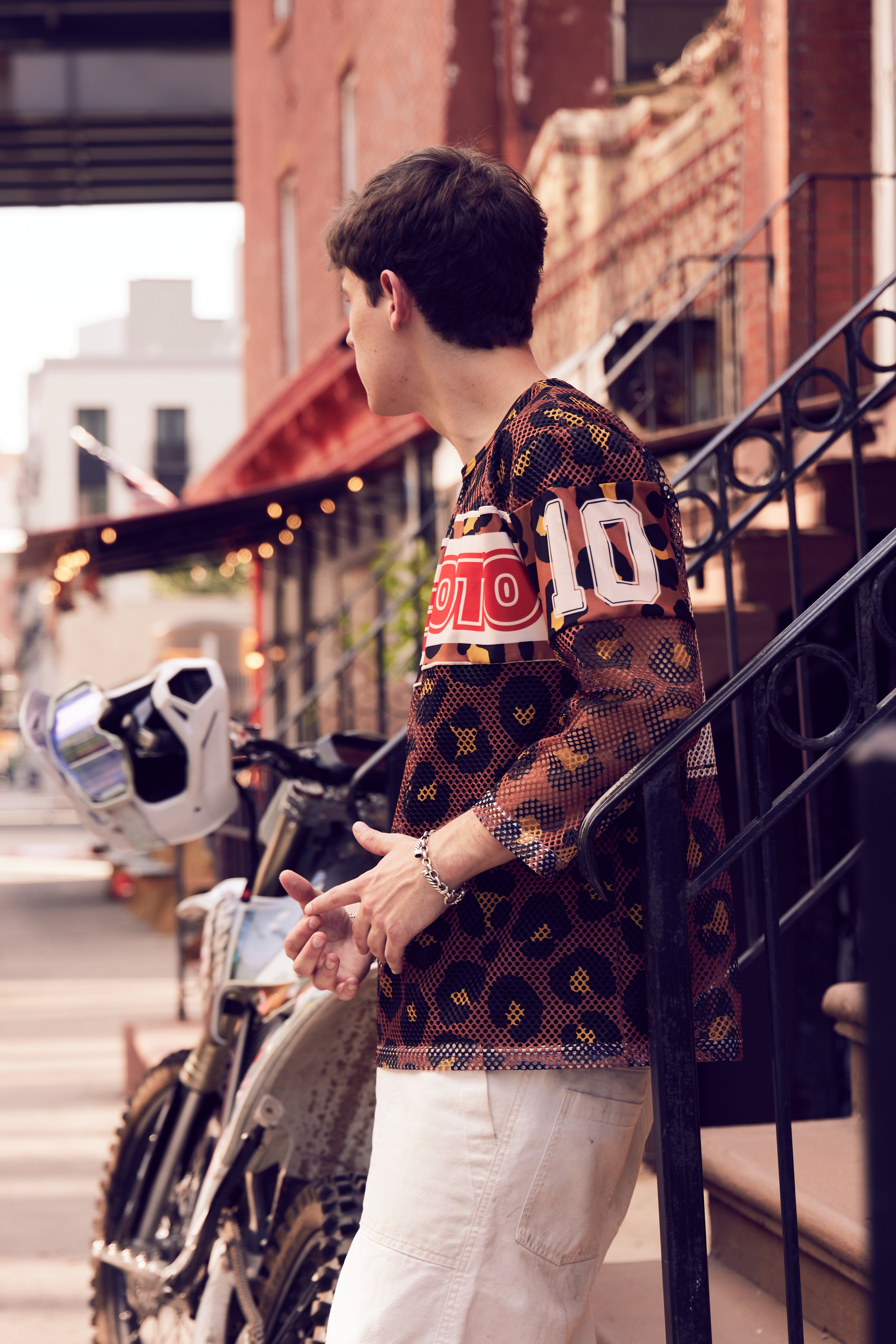 Cheetah Mesh Jersey L/S