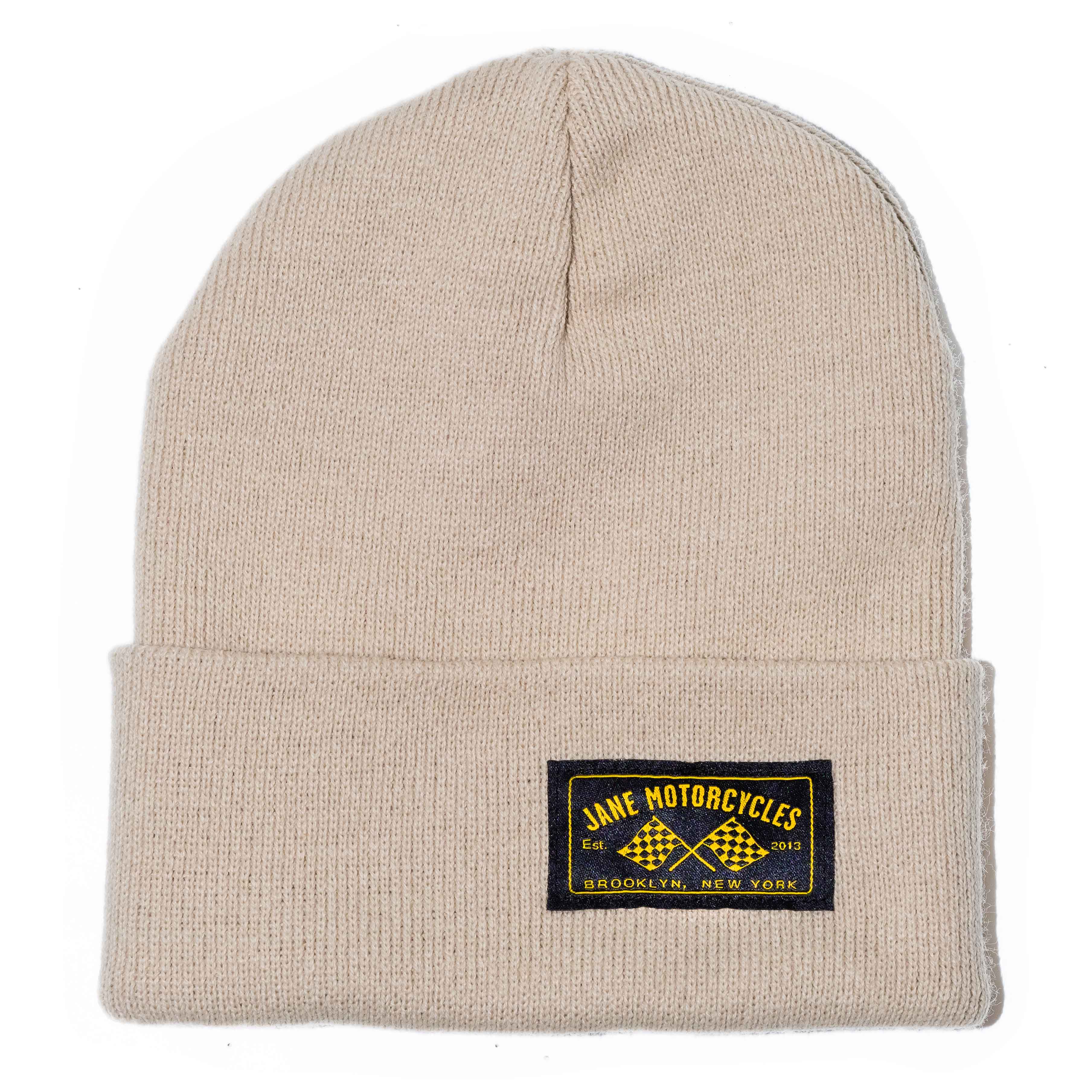 Jane Moto Beanie - Stone