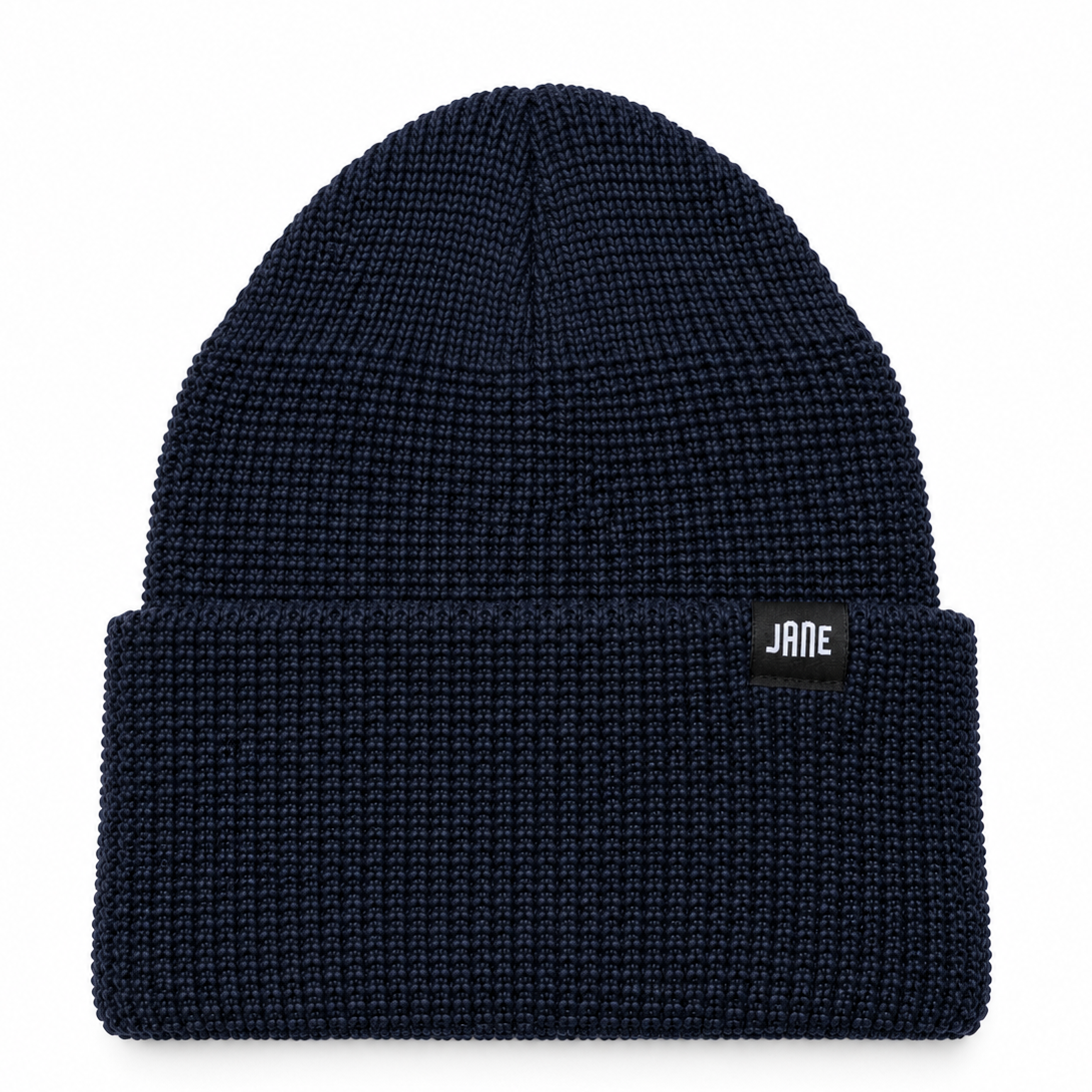 MERINO WOOL WATCH CAP - NAVY