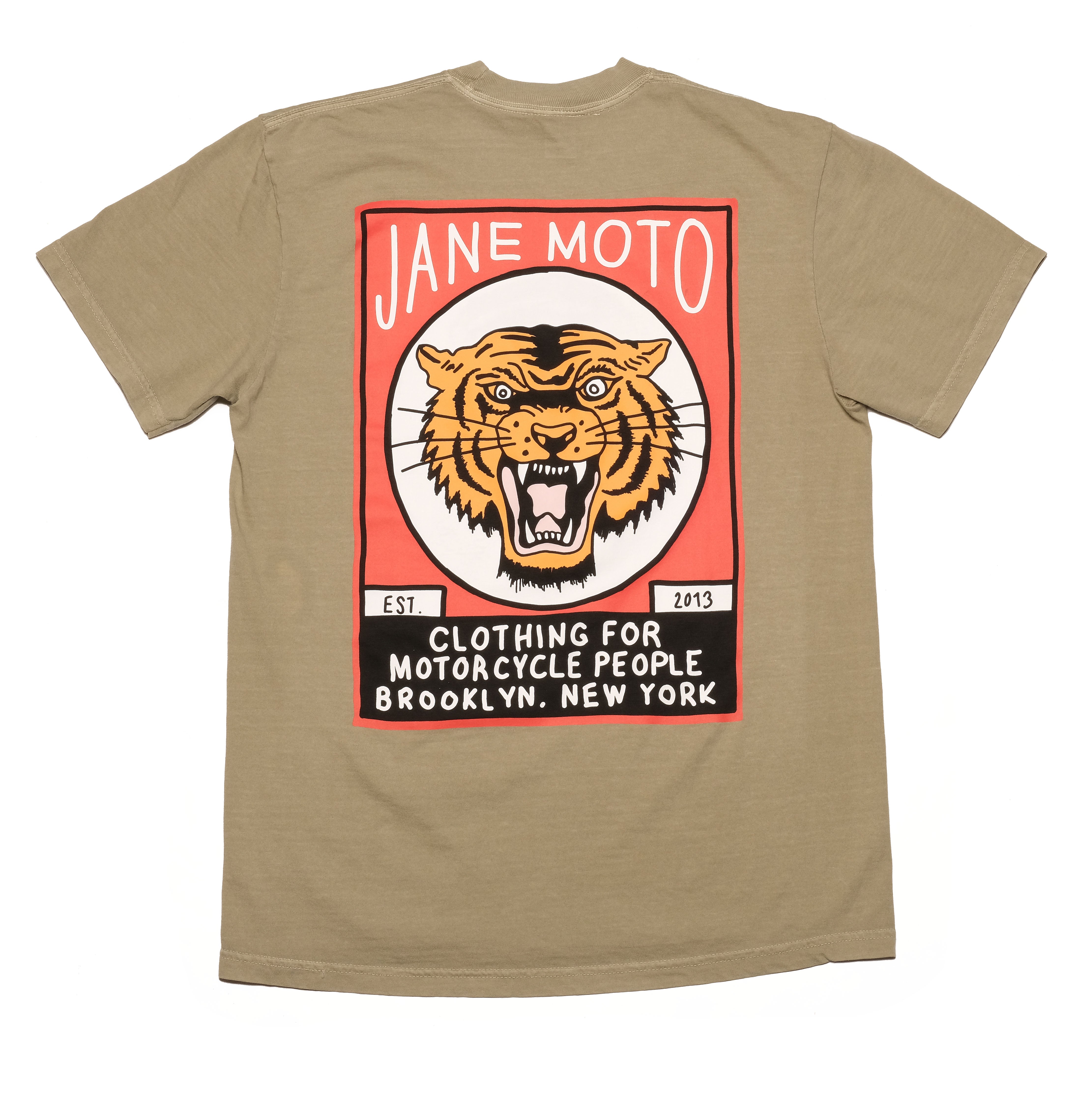 LUDLOW TIGER COLOR SHORT SLEEVE - KHAKI
