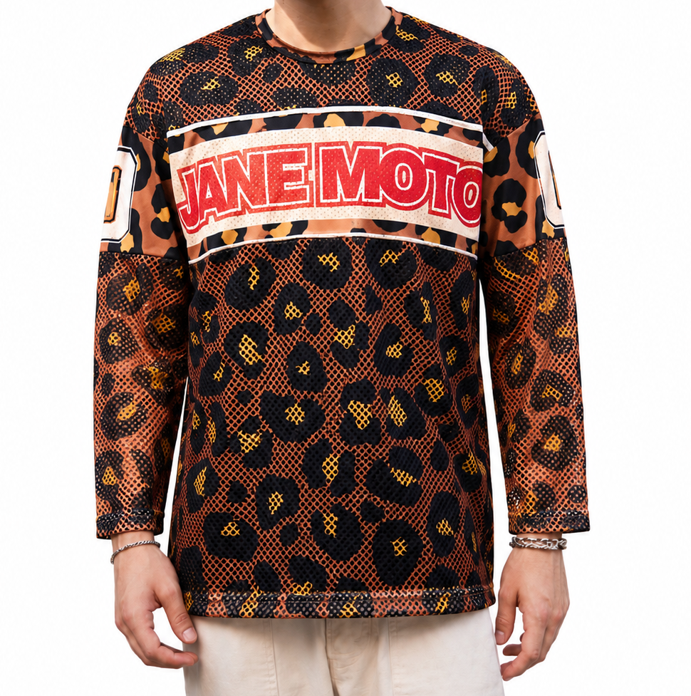 Cheetah Mesh Jersey L/S