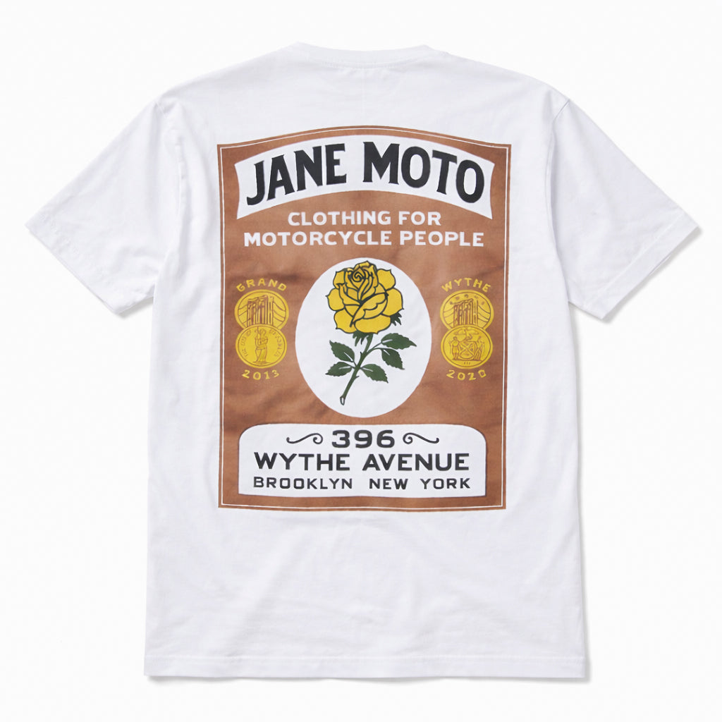 CITY OF BROOKLYN SHORT SLEEVE - White/Brown