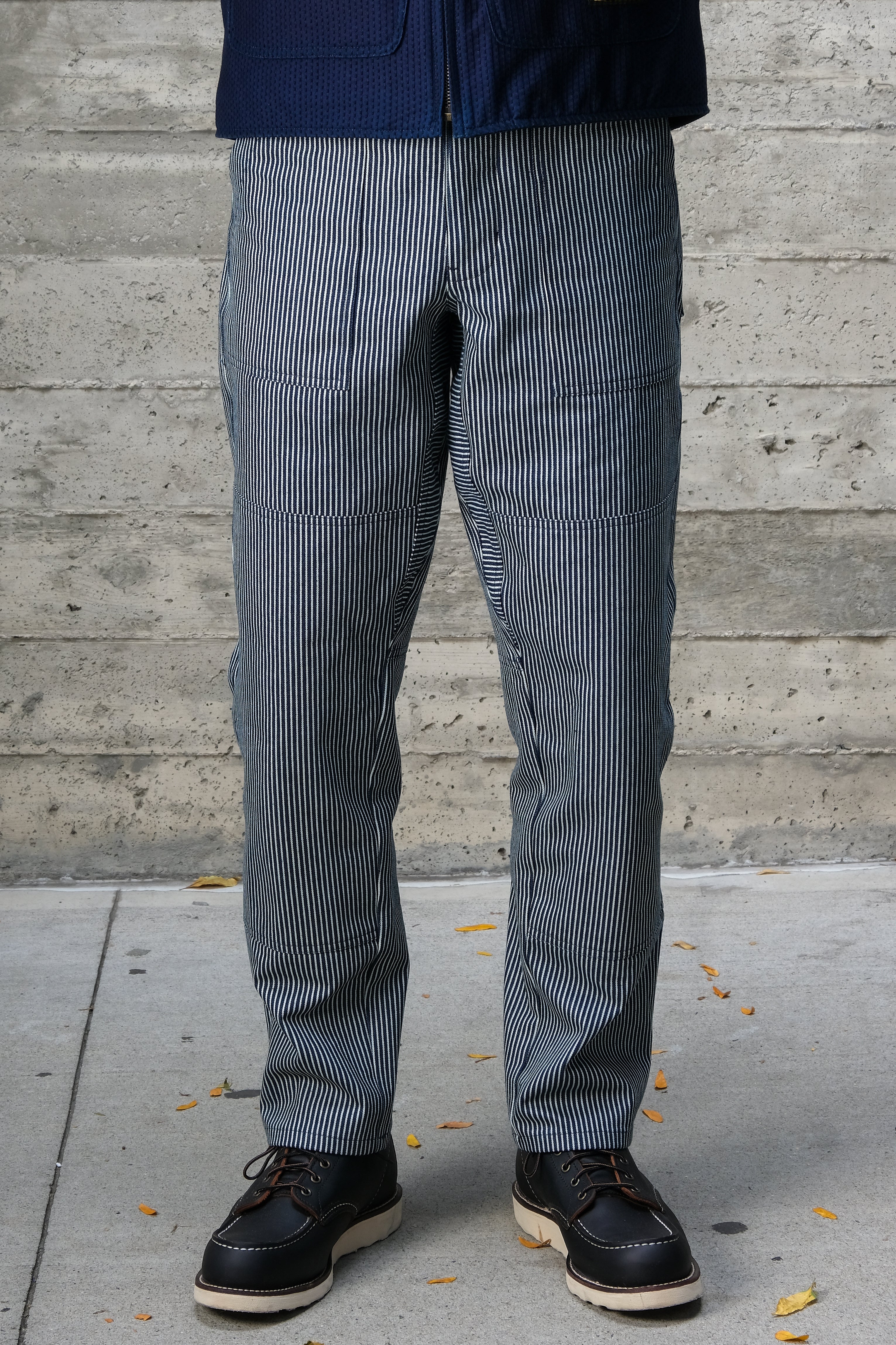 Bedford Double Knee Pant - Hickory Stripe