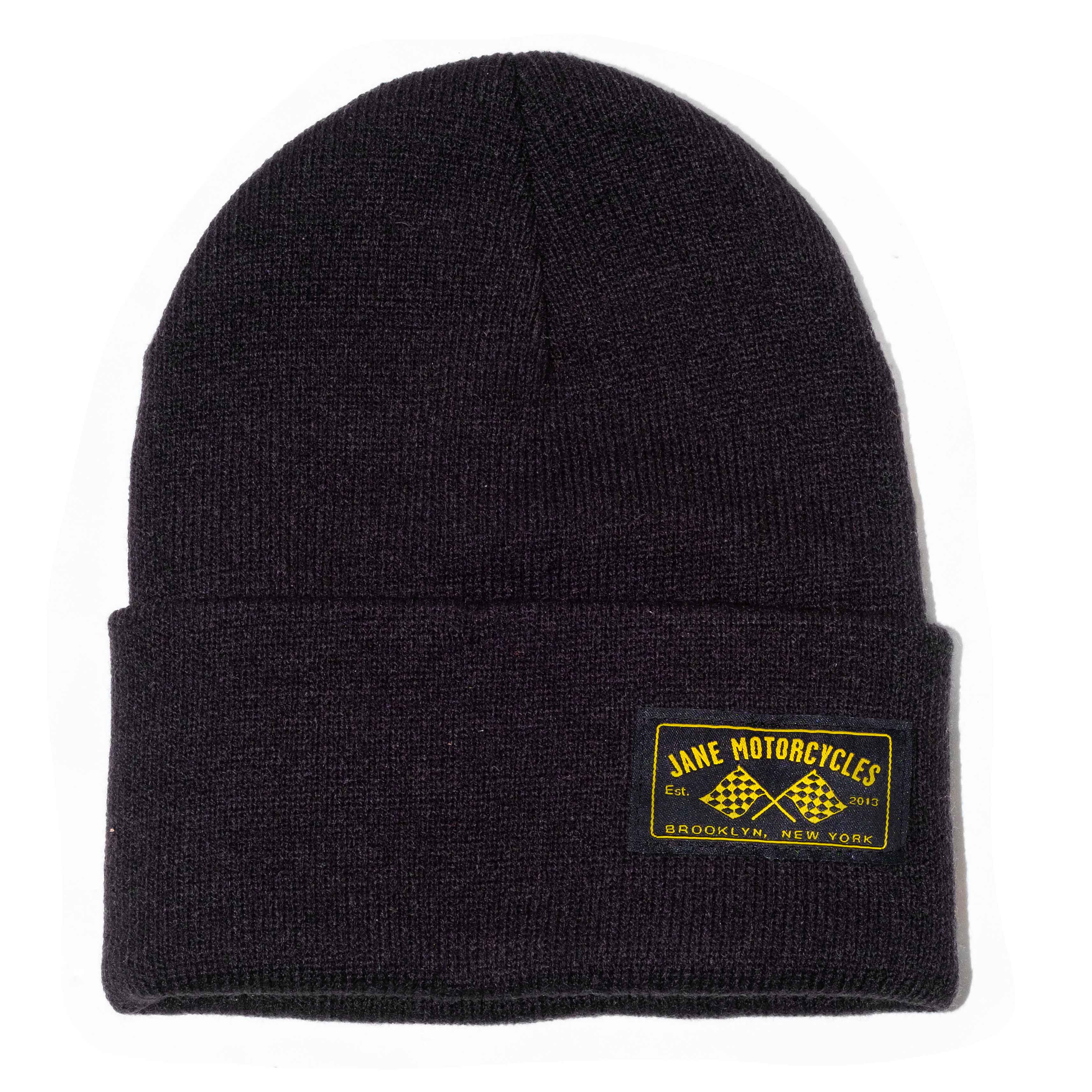 Jane Moto Beanie - Black