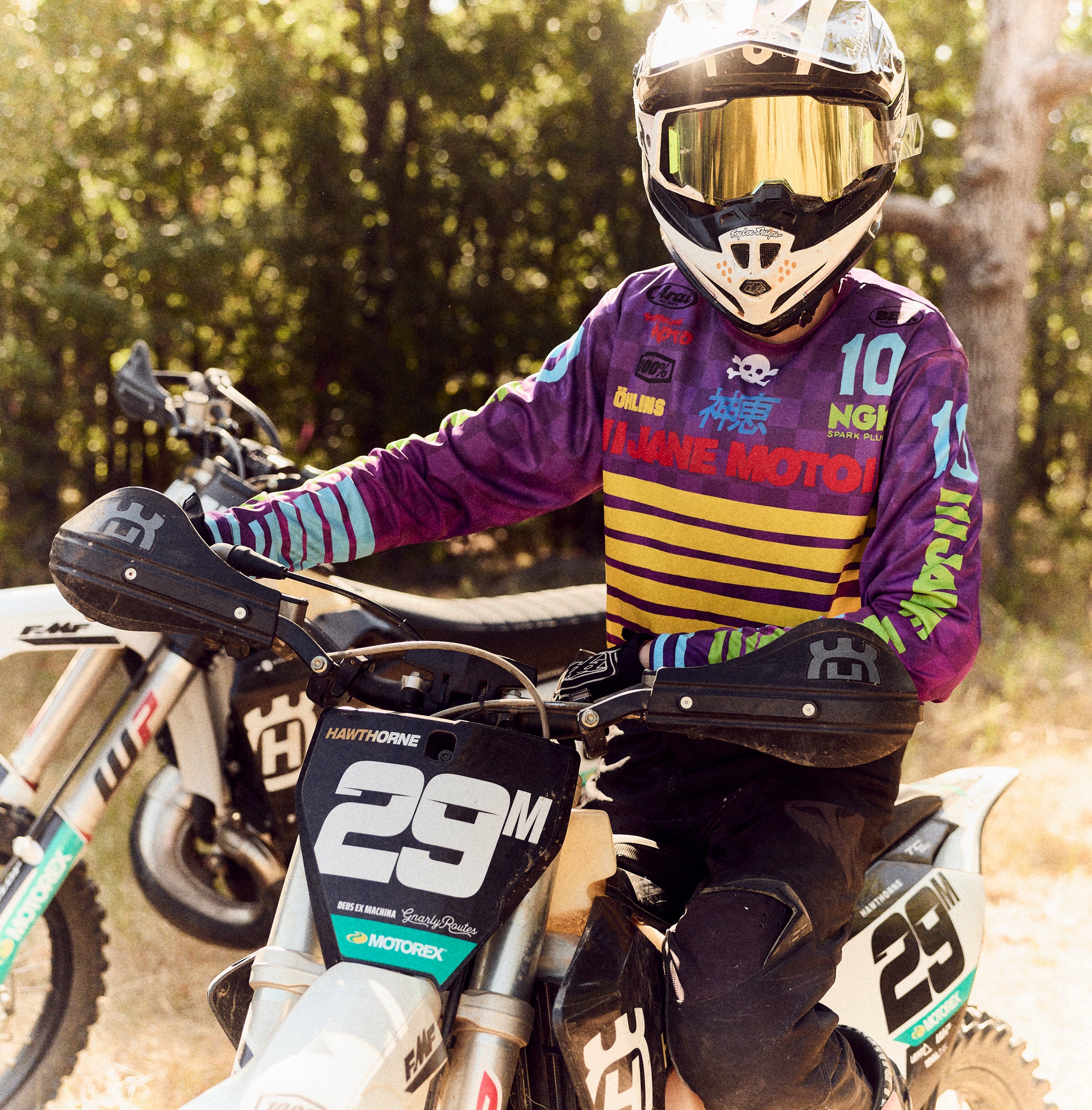 Youth Racing Jersey Purple #6