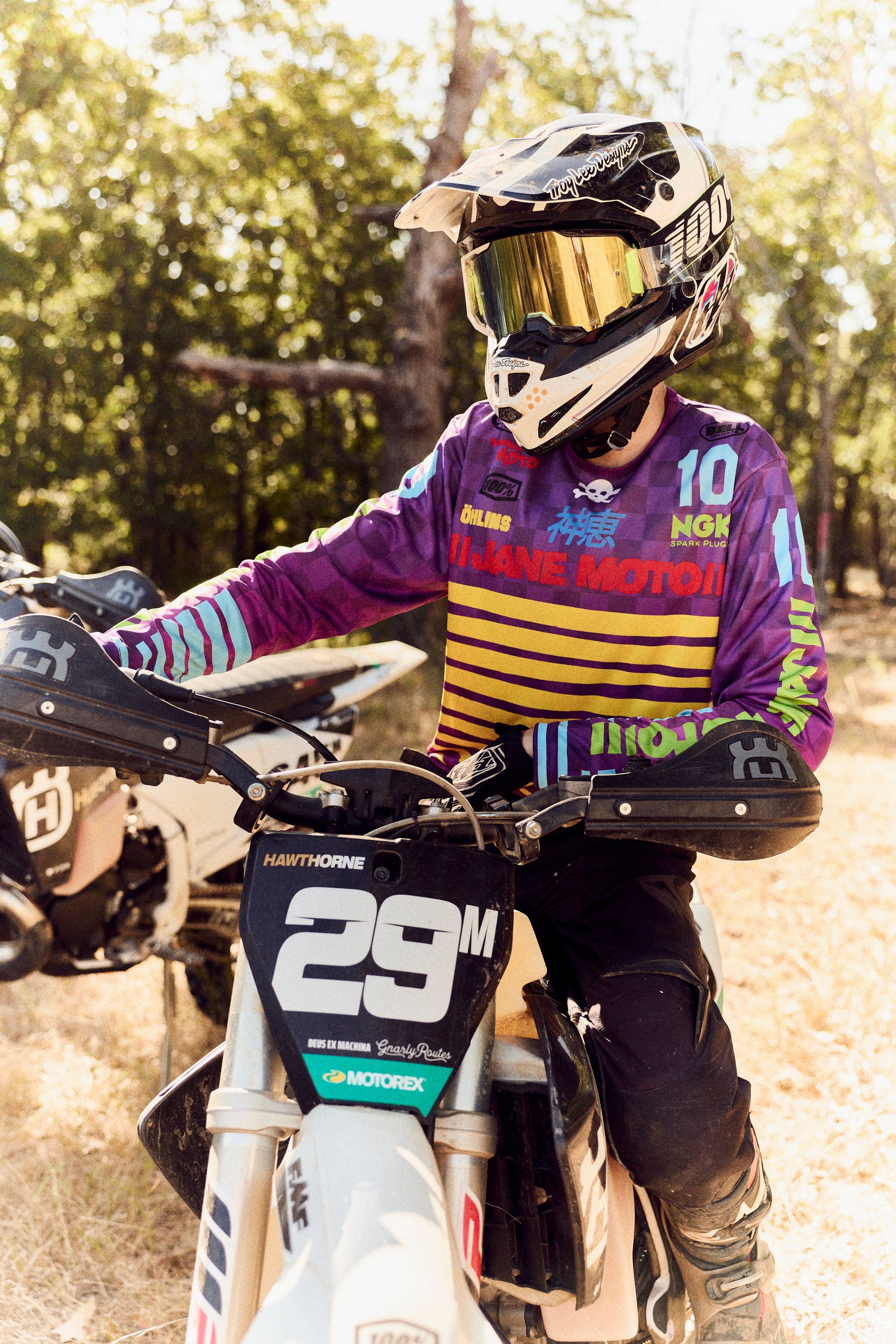 Youth Racing Jersey BLACK #6