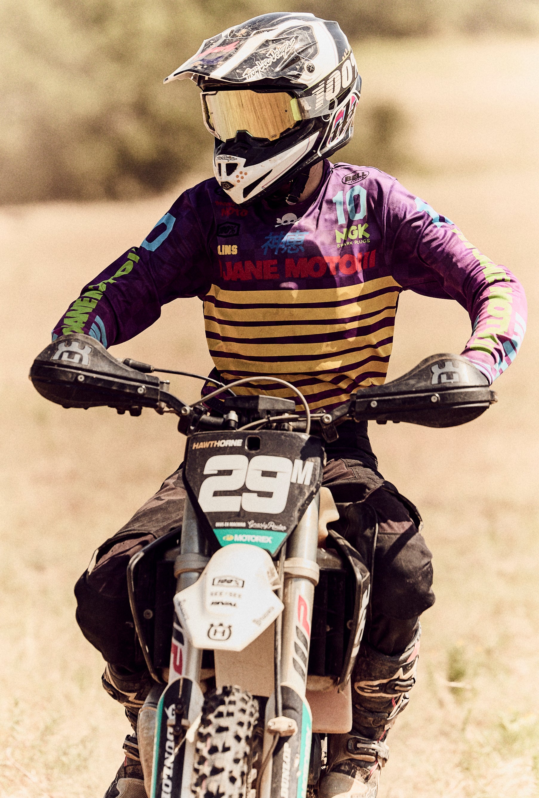 Youth Racing Jersey BLACK #6