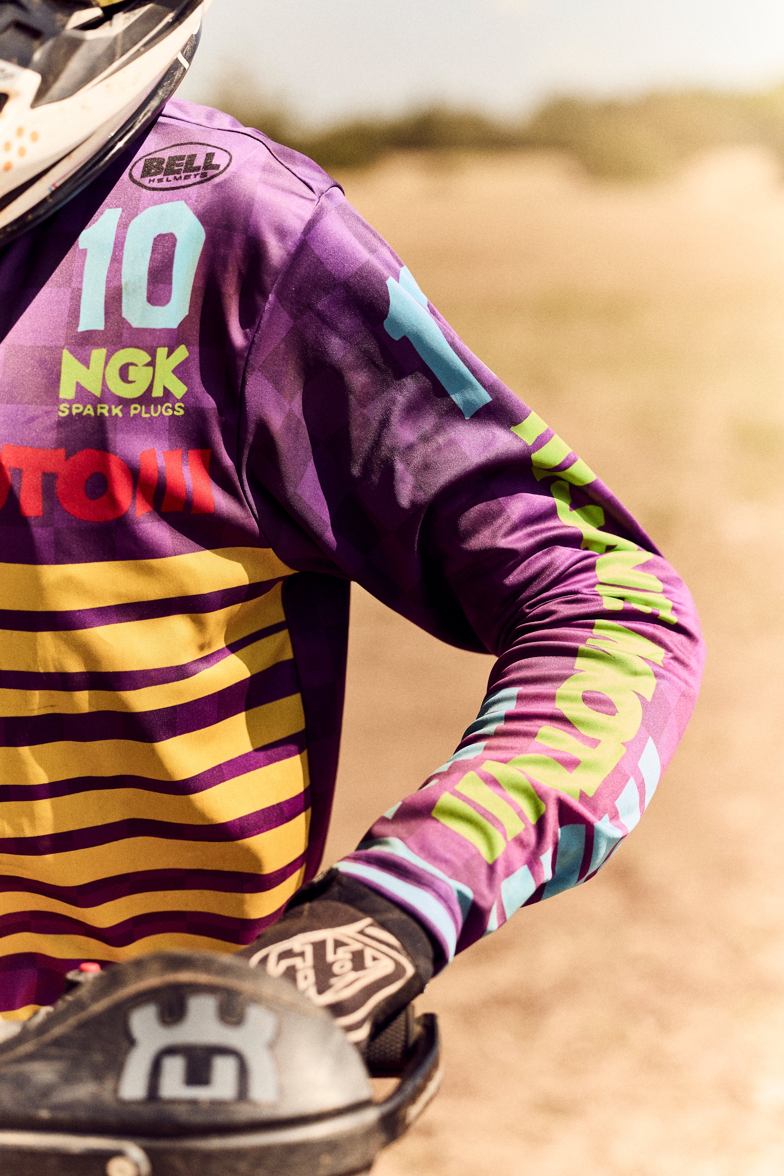 Youth Racing Jersey BLACK #6