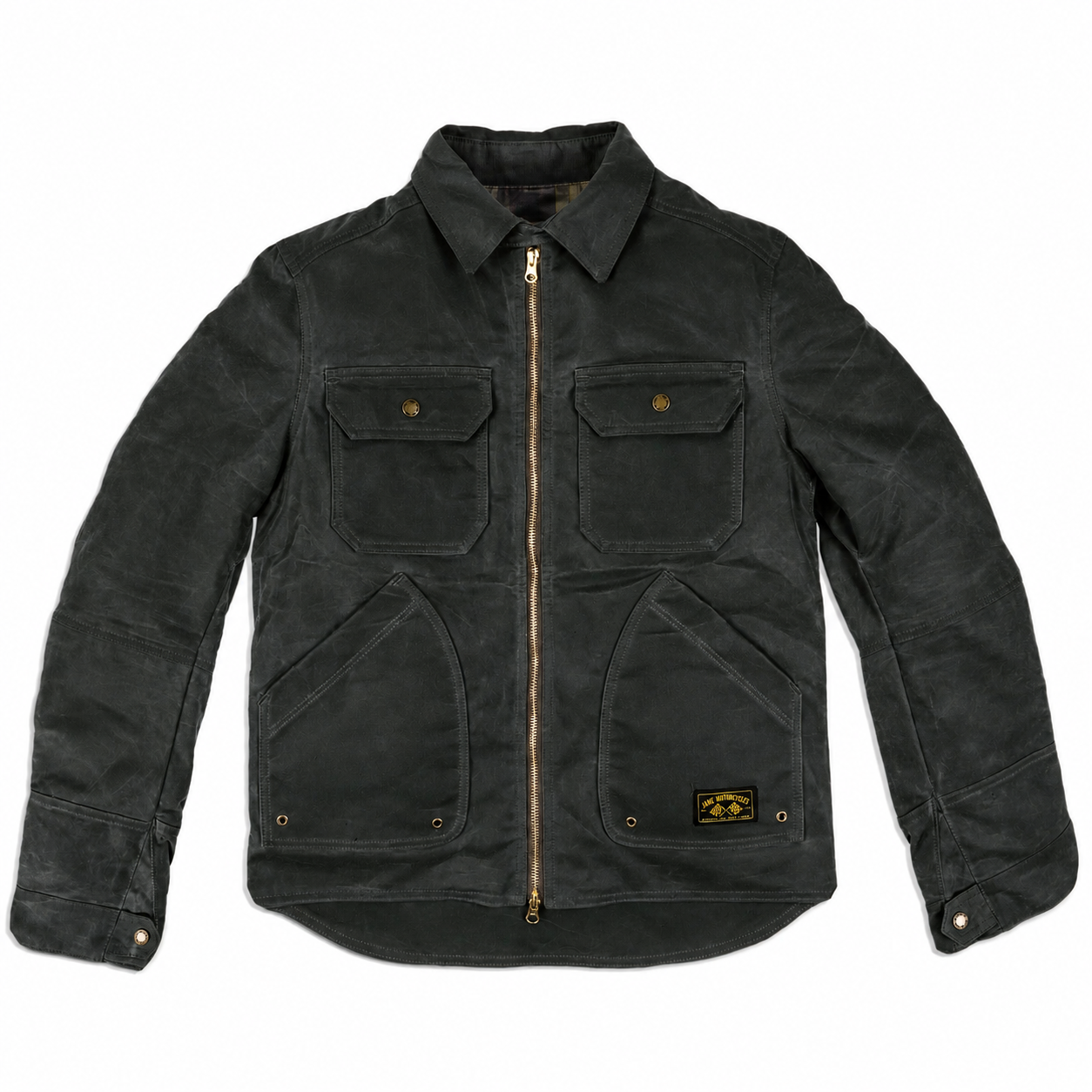 The Driggs Waxed Canvas Green Riding Jacket