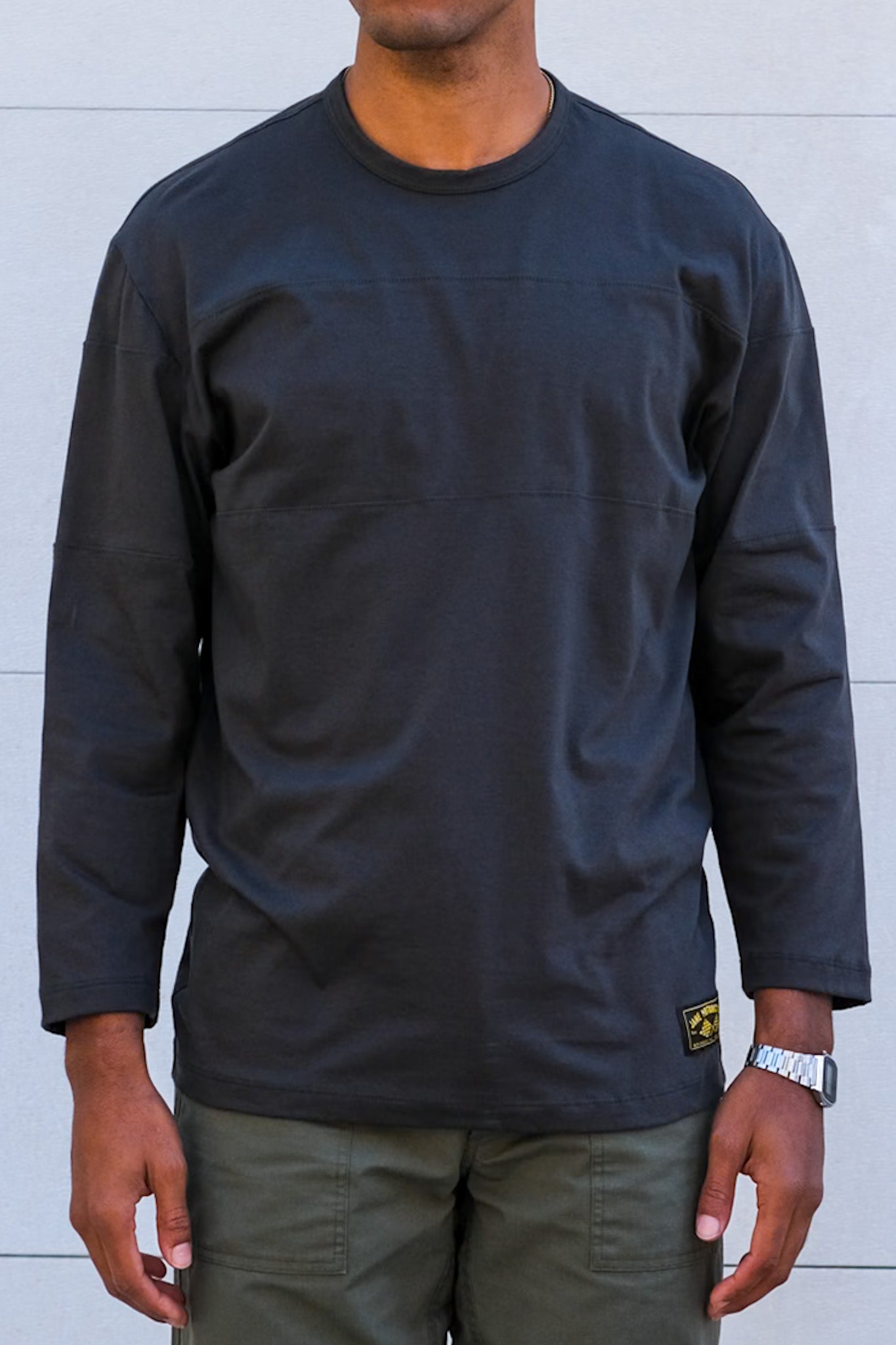 MIDWEIGHT VINTAGE FOOTBALL JERSEY - OIL