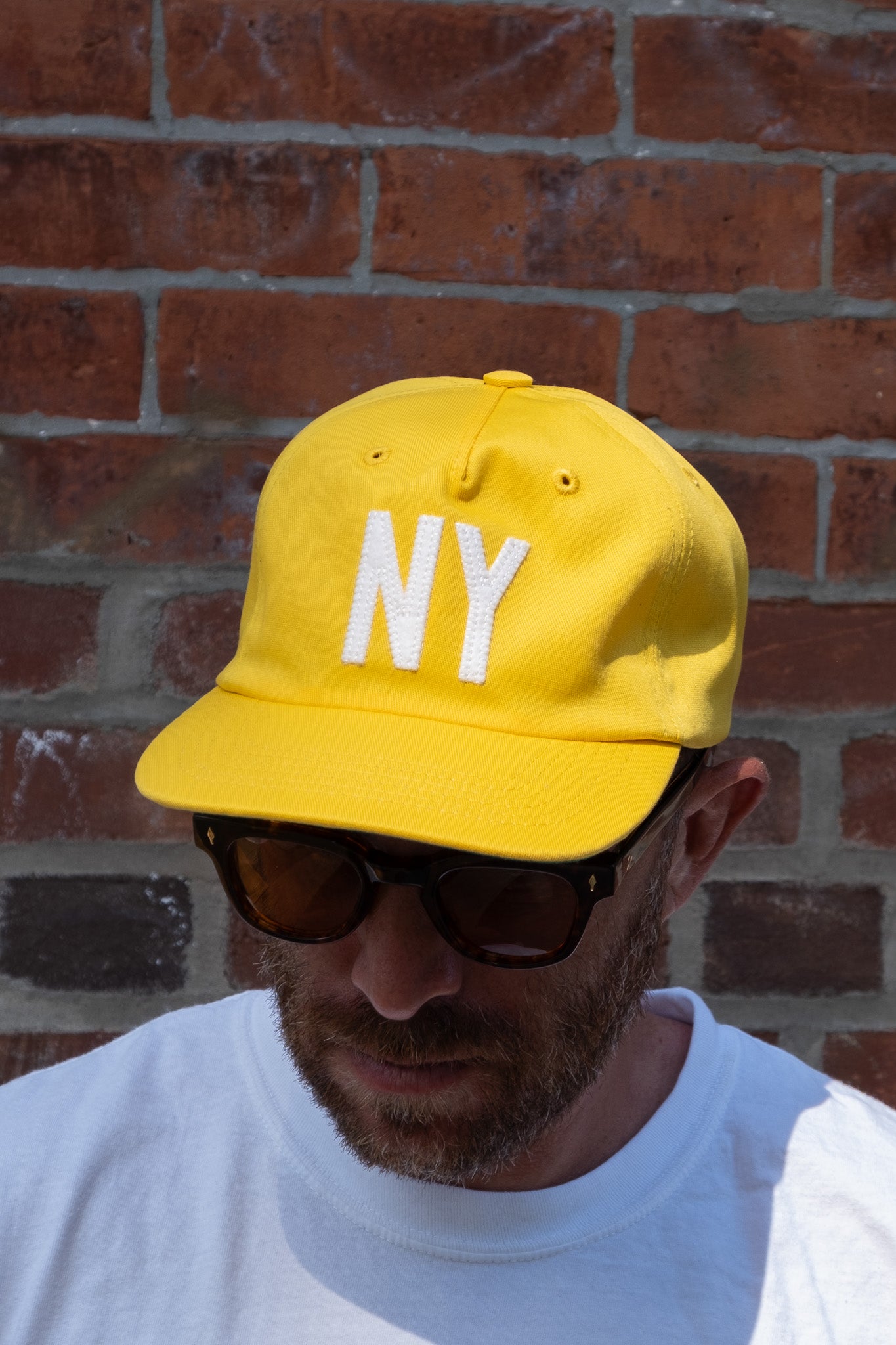 "NY" Ball Cap - Yellow