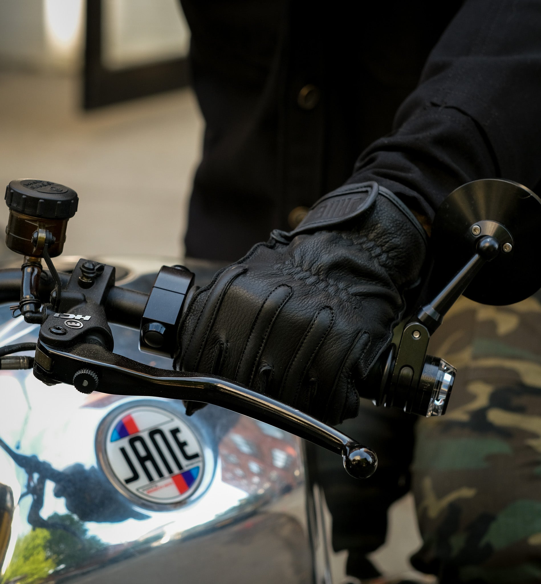 JANE RIDING GLOVE - BLACK