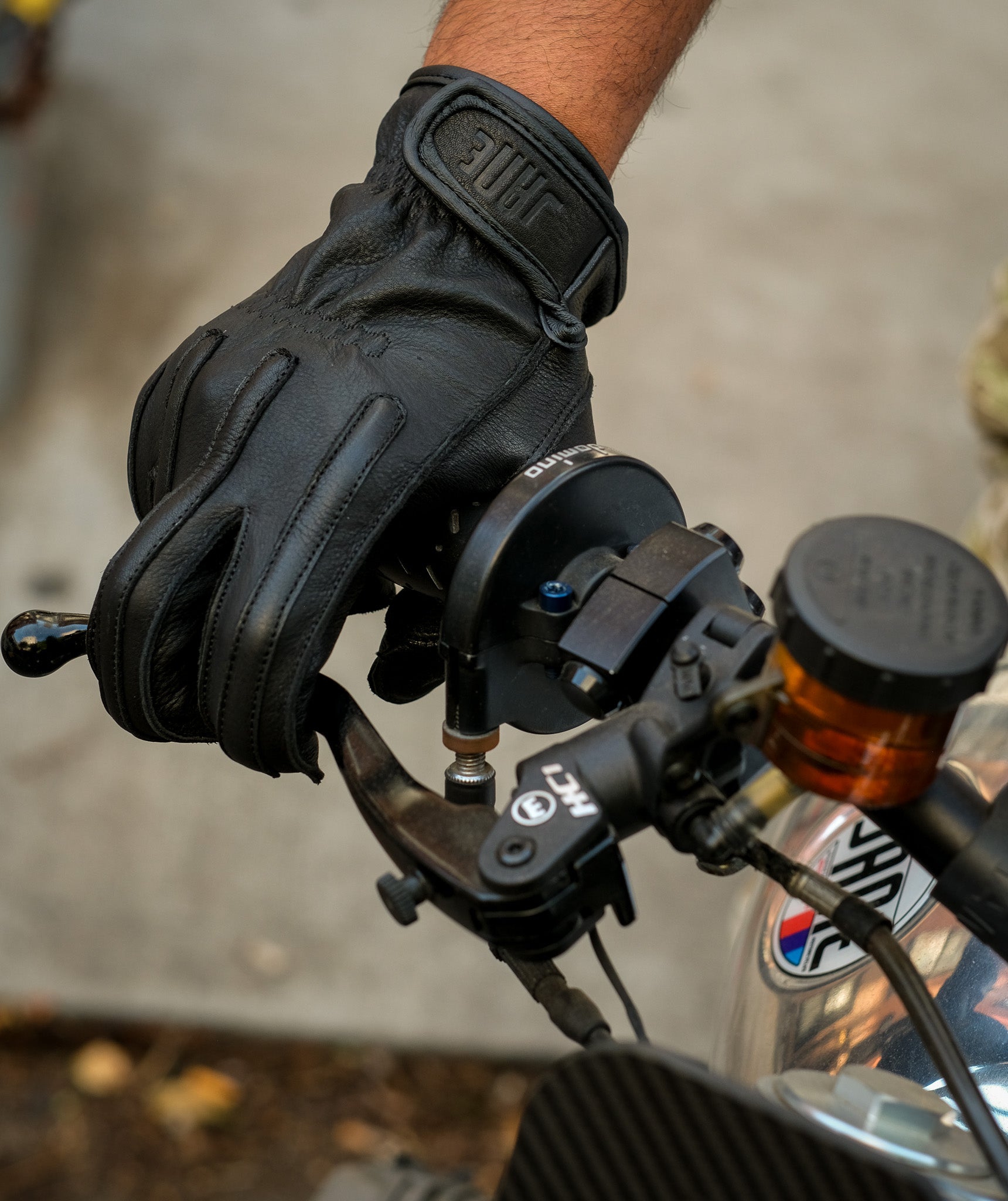 JANE RIDING GLOVE - BLACK