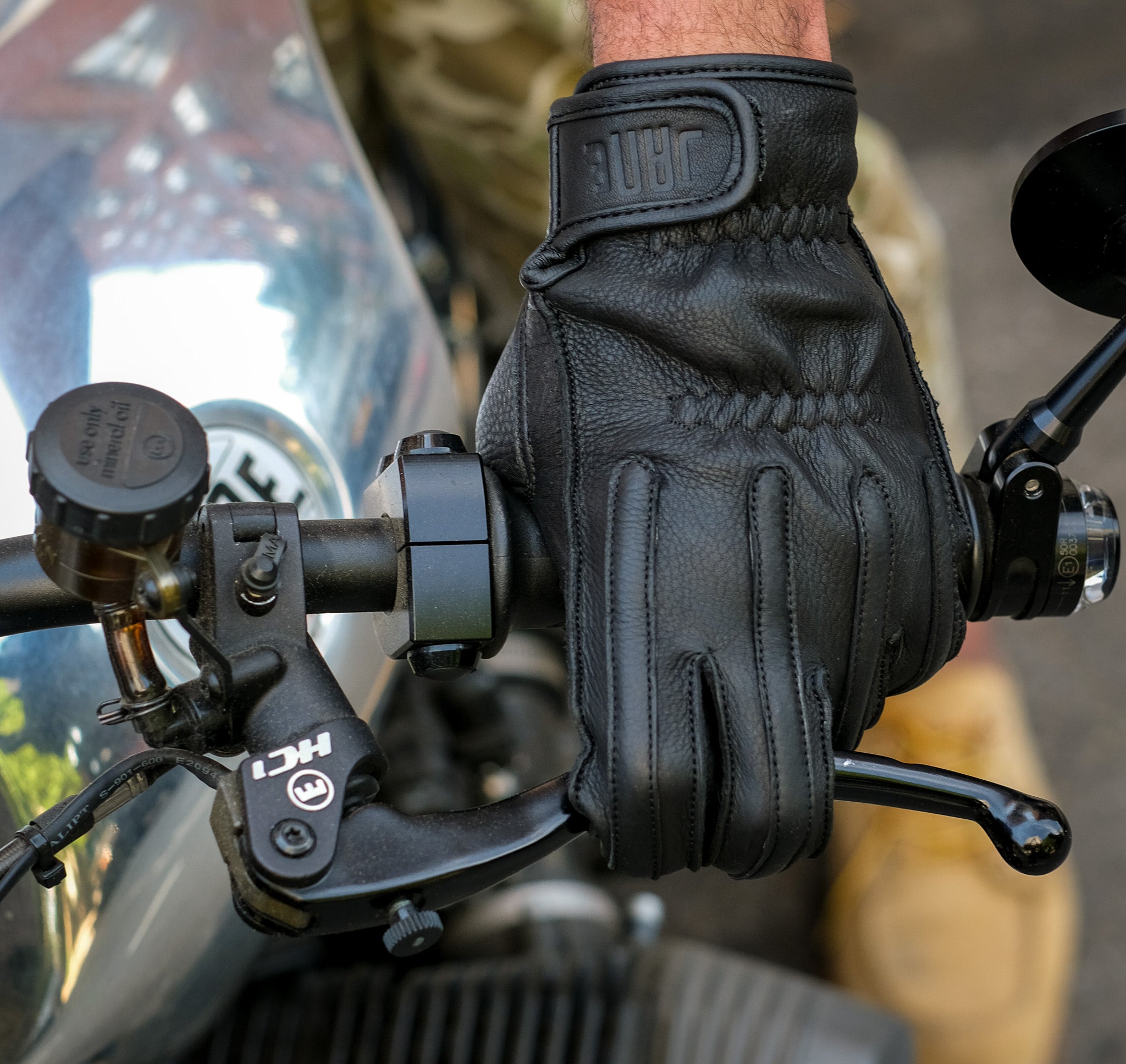 JANE RIDING GLOVE - BLACK