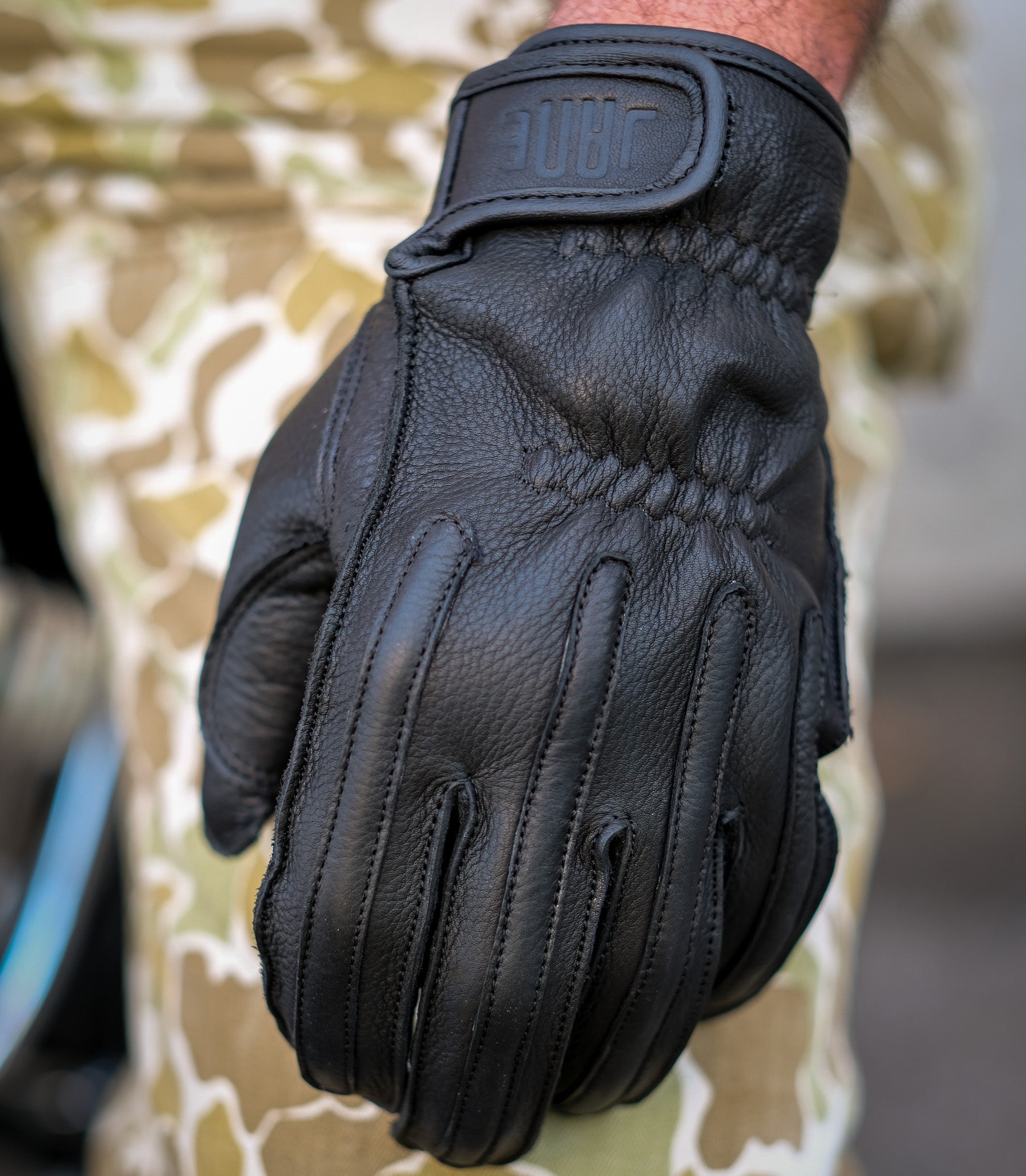 JANE RIDING GLOVE - BLACK