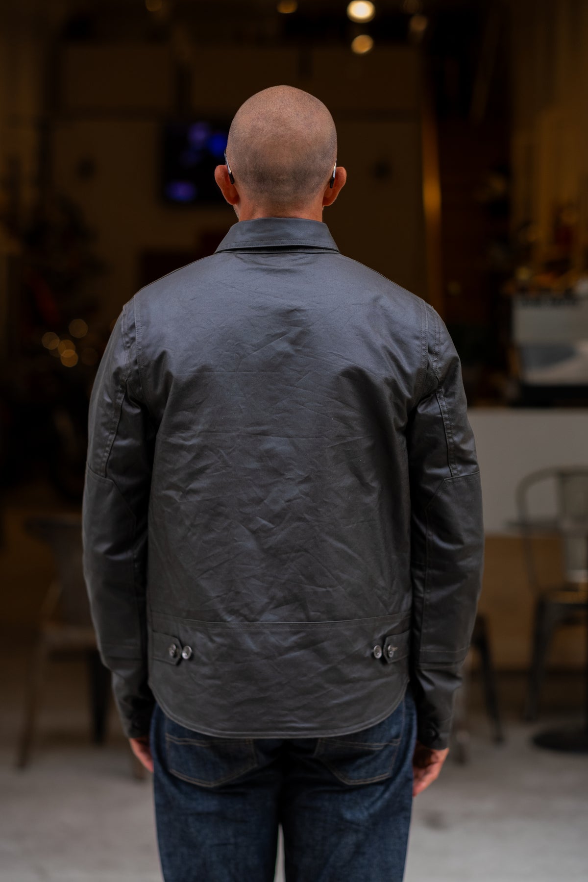 The Driggs Waxed Canvas Green Riding Jacket