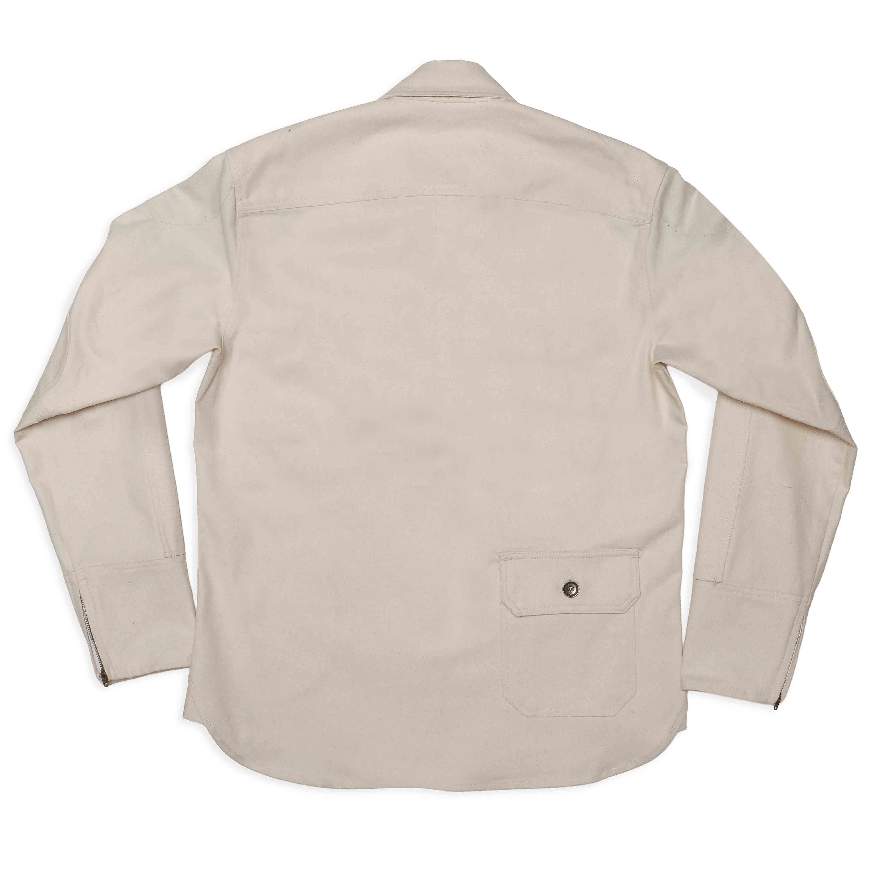 The Mercer Riding Shirt - 10oz Organic Cotton - Natural