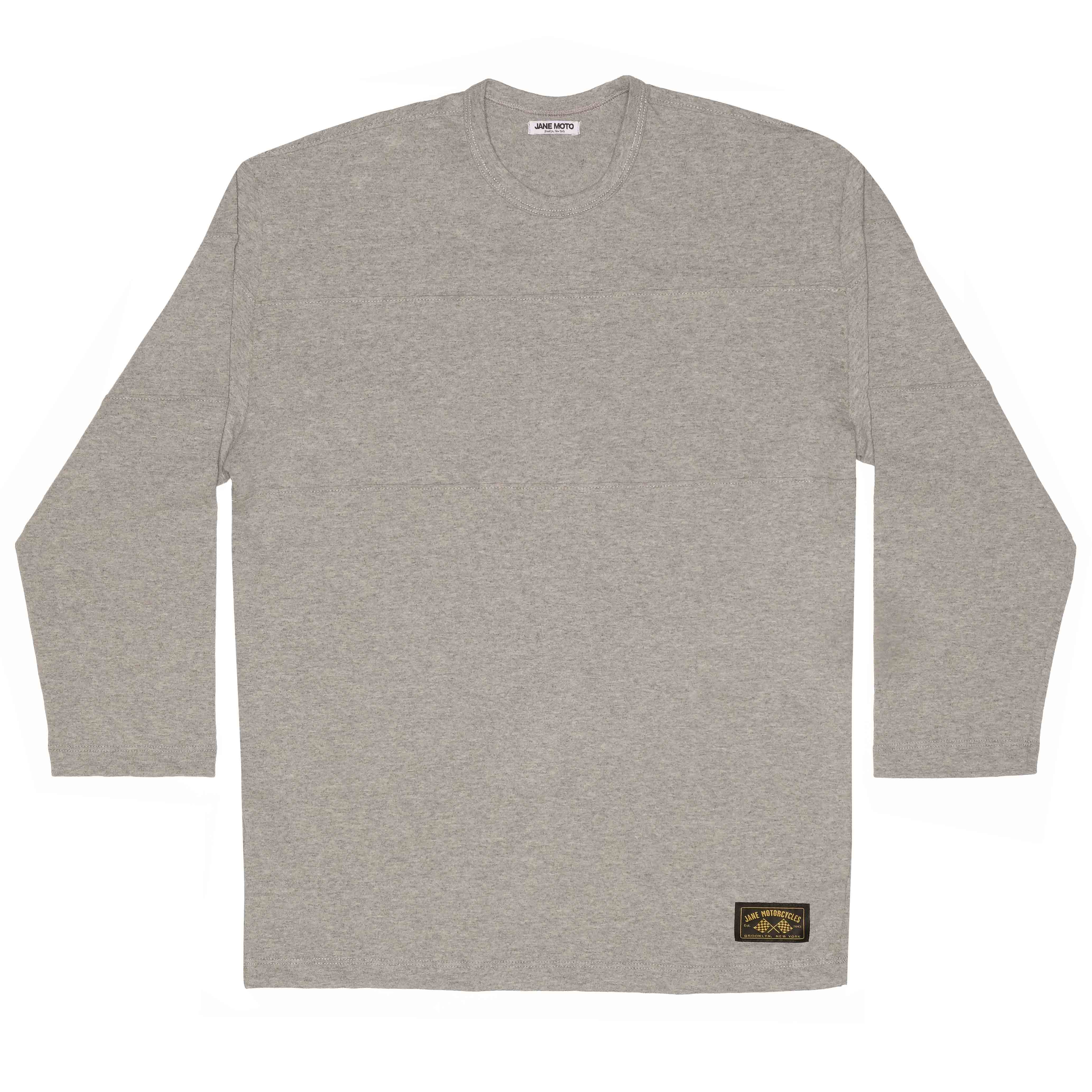MIDWEIGHT VINTAGE FOOTBALL JERSEY - GRAY