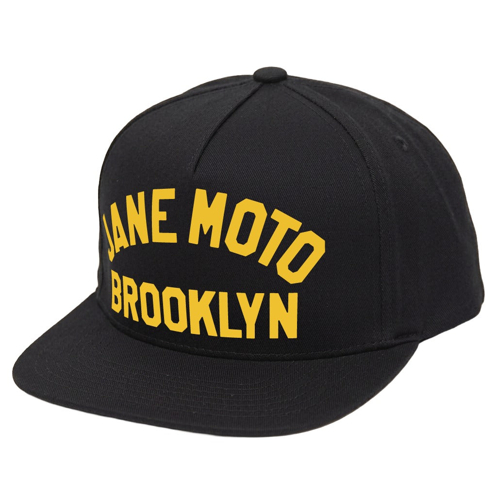 JANE MOTO Brooklyn Cap - Black