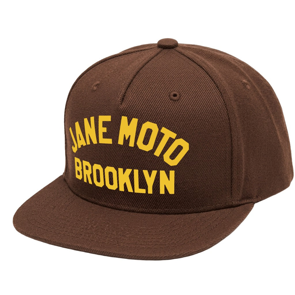 JANE MOTO Brooklyn Cap - Brown