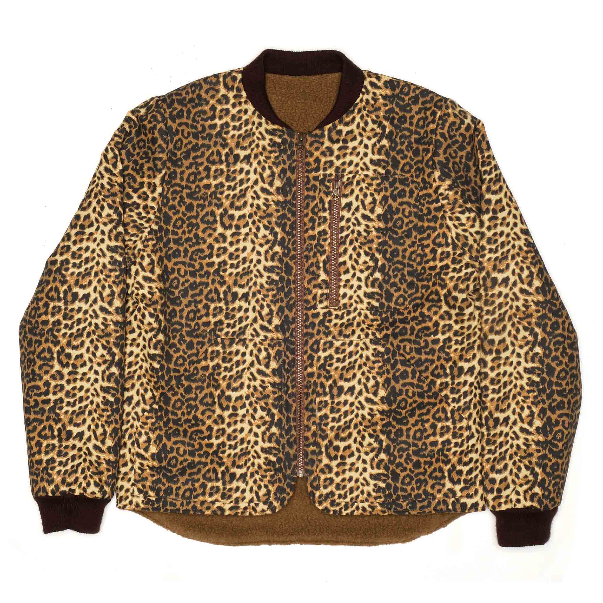 Humboldt Polartec® Liner Reversible Jacket - Leopard Print