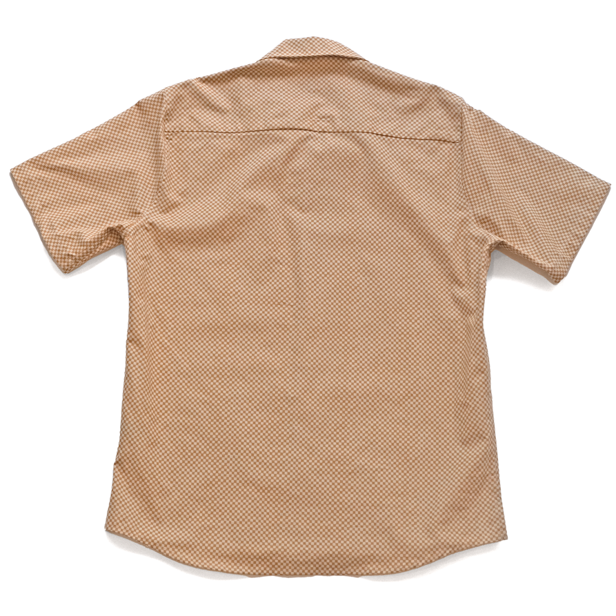 Camp Collar Shirt - Mustard Check