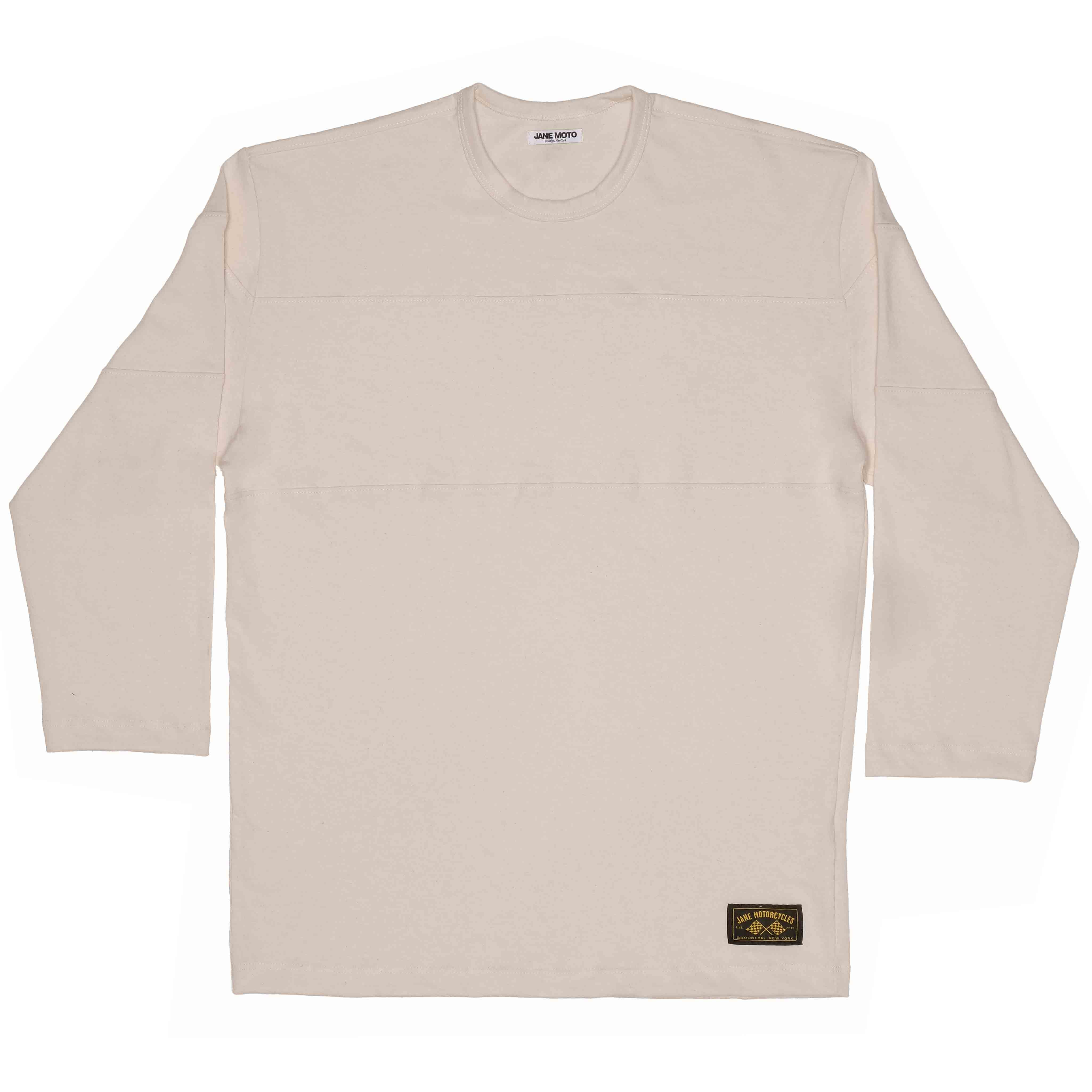 MIDWEIGHT VINTAGE FOOTBALL JERSEY - NATURAL