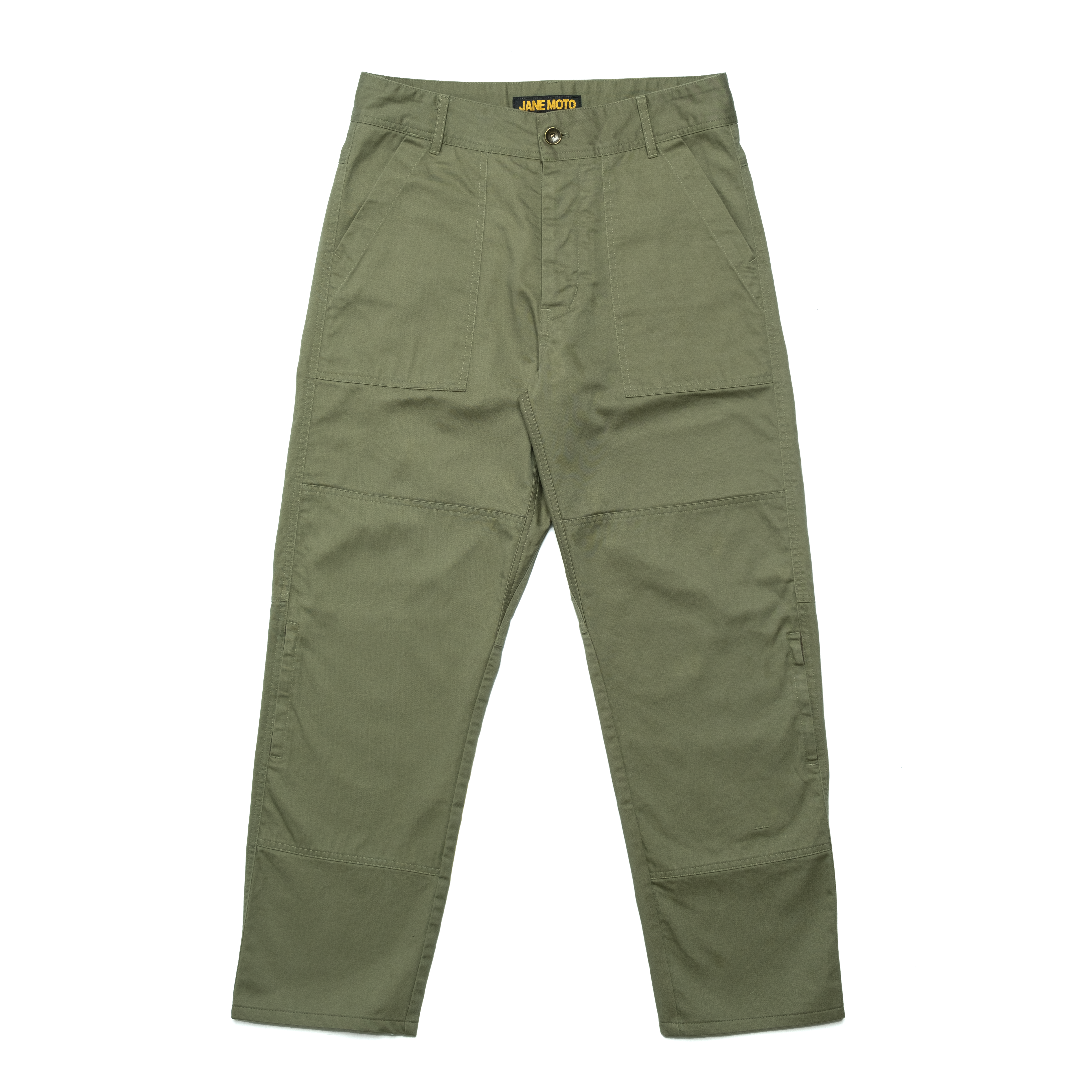 Bedford Double Knee Pant - Olive Sateen