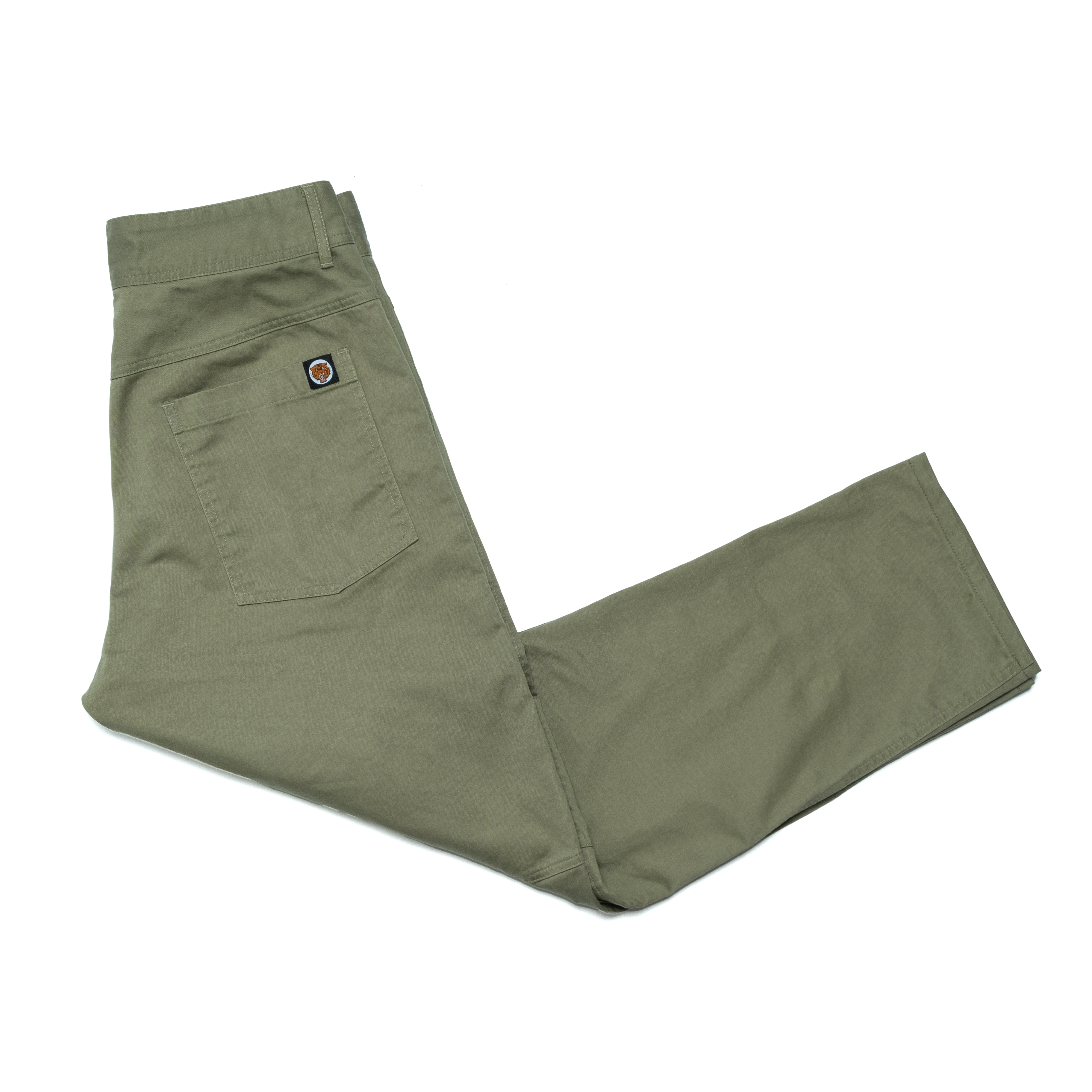 Bedford Double Knee Pant - Olive Sateen