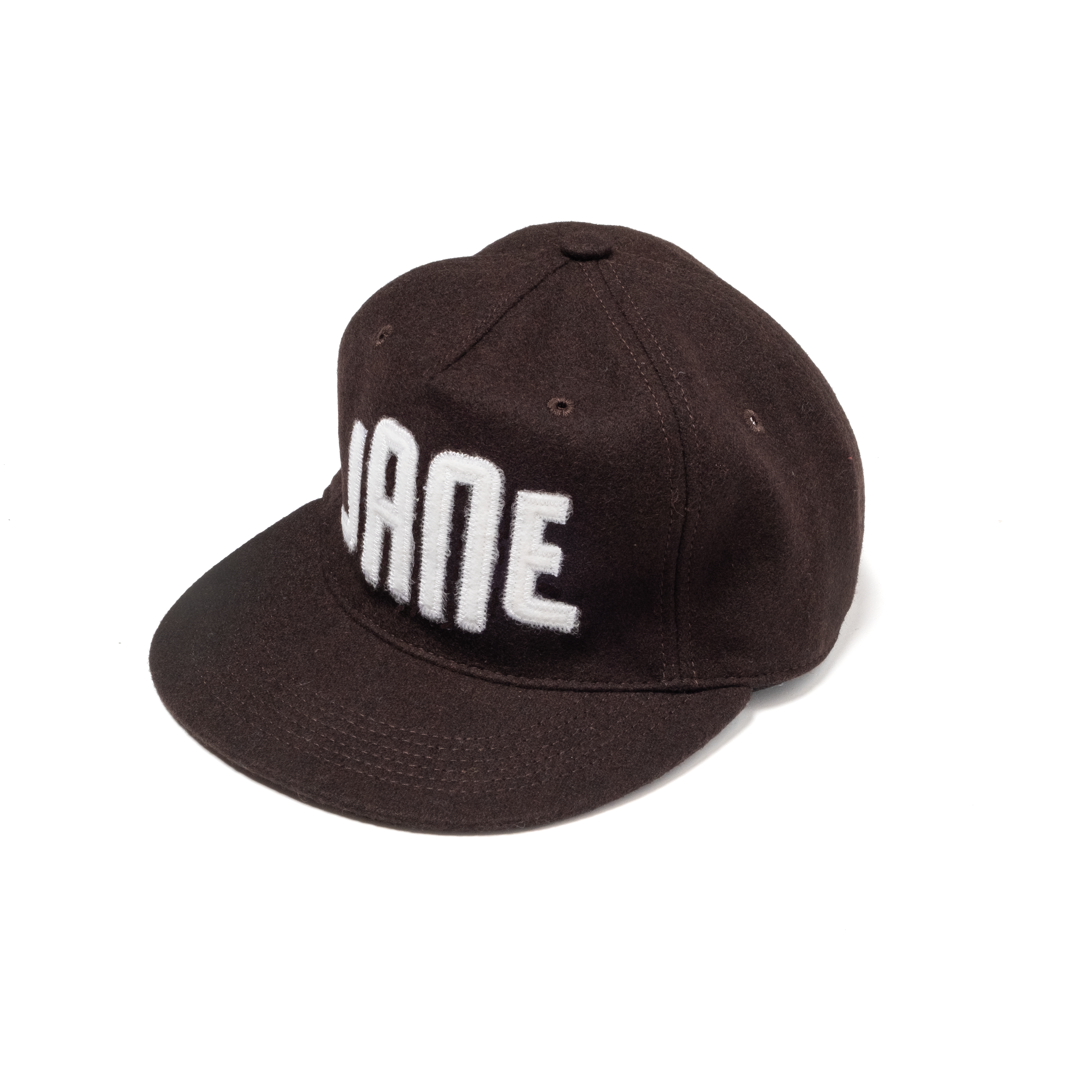 JANE Ballpark Hat - Unstructured - Brown/White