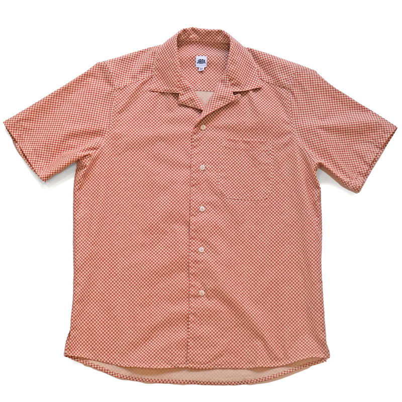 Camp Collar Shirt - Red Check