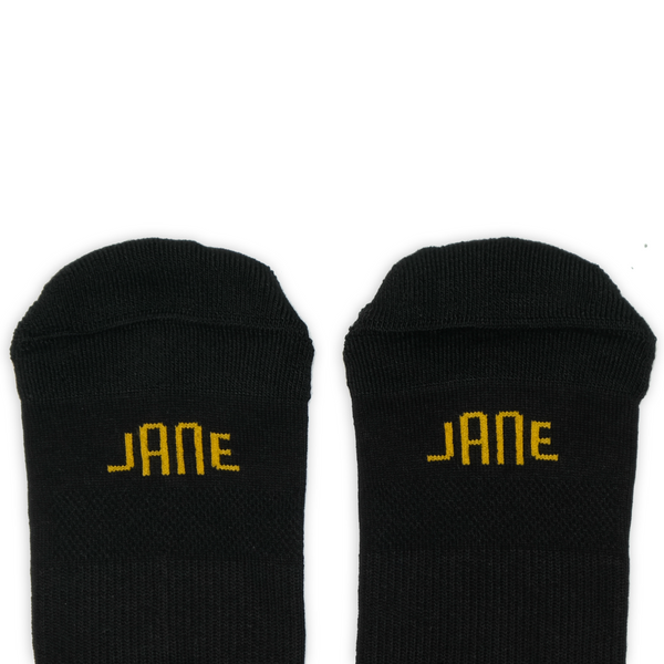 Jane Crew Sock - Black/Gold