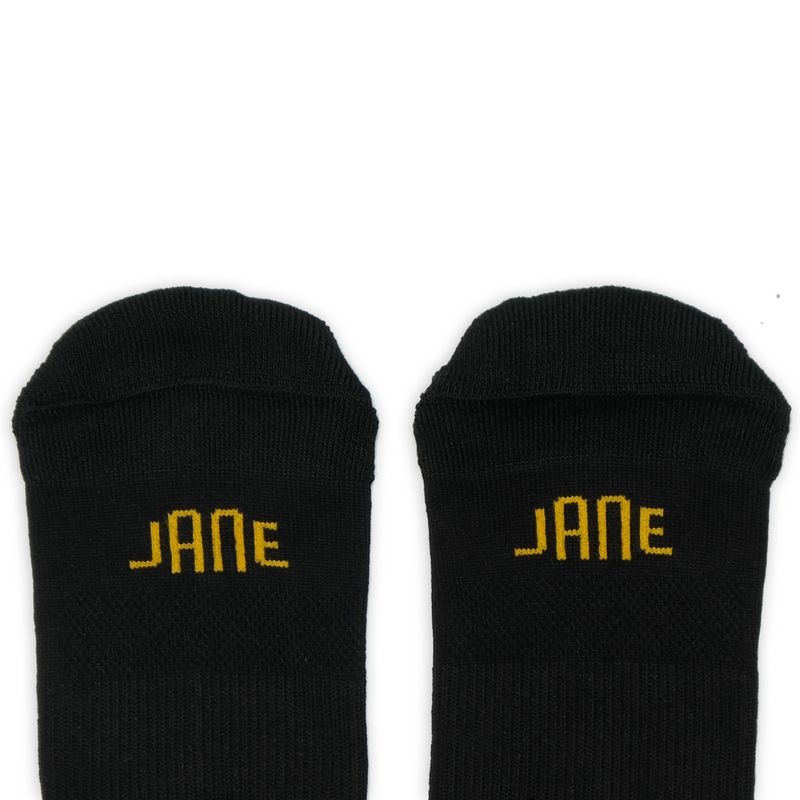 Jane Crew Sock - Black/Gold
