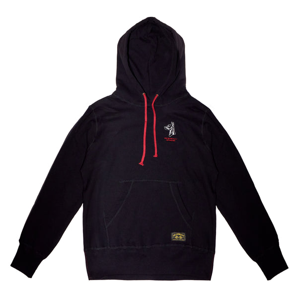 SAINT NICHOLAS EMBROIDERED HOODED SWEATSHIRT