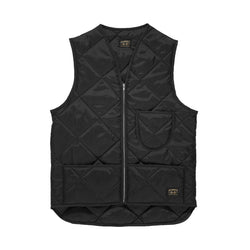 THE UNION QUILTED VEST - Black