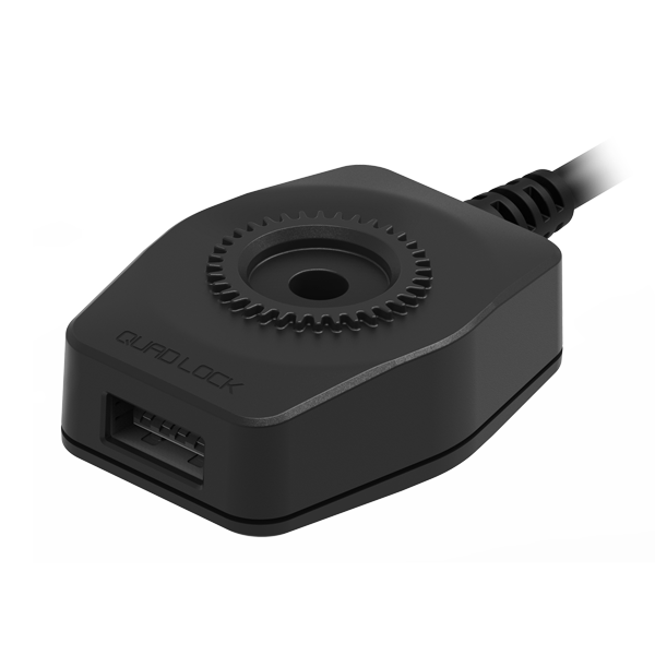 Quad Lock Motorcycle USB Charger - Wired
