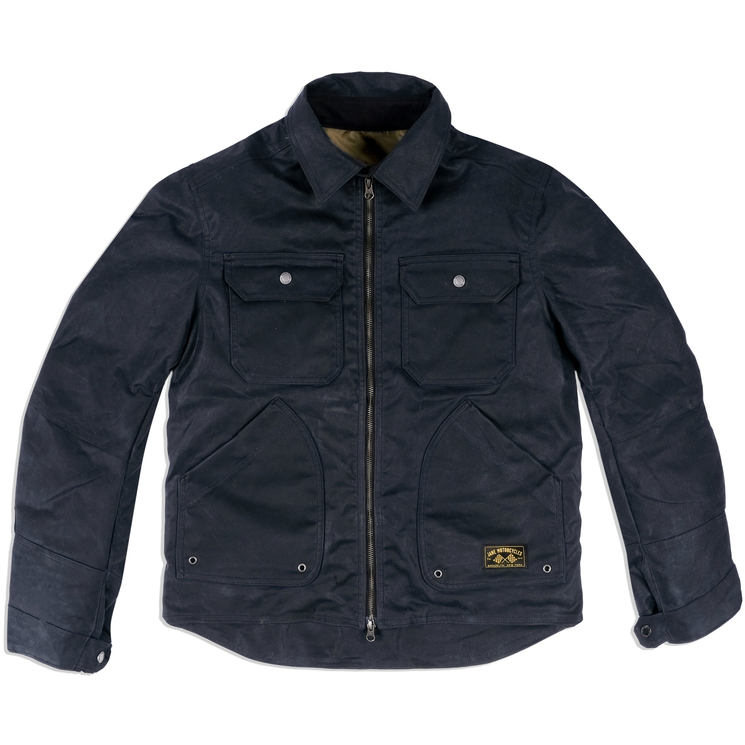 The Driggs Waxed Canvas Black Riding Jacket