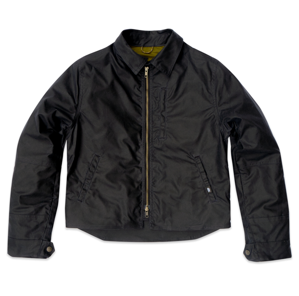 The Women's Driggs Waxed Canvas Black Riding Jacket