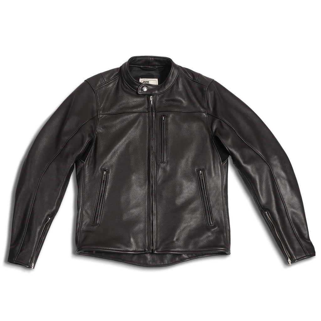Silver Oversized Leather Jacket – Jane & Tash Bespoke