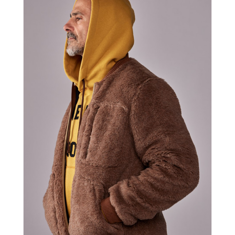 The Humboldt Alpaca Jacket - Light Brown