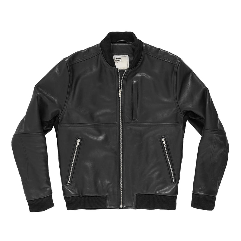 THE MARCY Leather Bomber