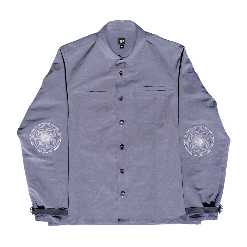Embroidered Smock - Smoke